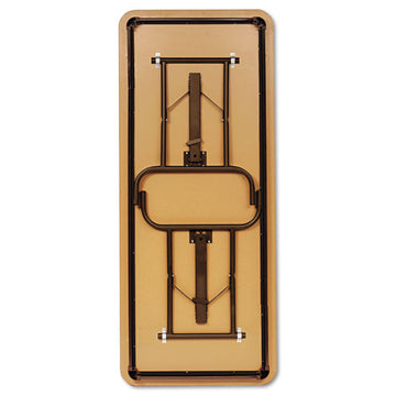 Iceberg Officeworks Commercial Wood-laminate Folding Table, Rectangular Top, 96 X 30 X 29, Gray-charcoal freeshipping - TVN Wholesale